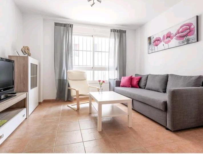 Apartamento Con Patio Y Piscina Cerca De Sevilla La Algaba Bagian luar foto