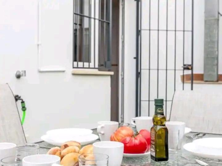 Apartamento Con Patio Y Piscina Cerca De Sevilla La Algaba Bagian luar foto